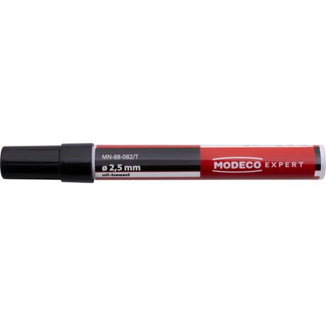 Marcador oleoso expert modeco negro 10 ml punta 2,5 mm
