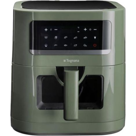 Friteuse à air en porcelaine Tognana 7 L Vert sauge