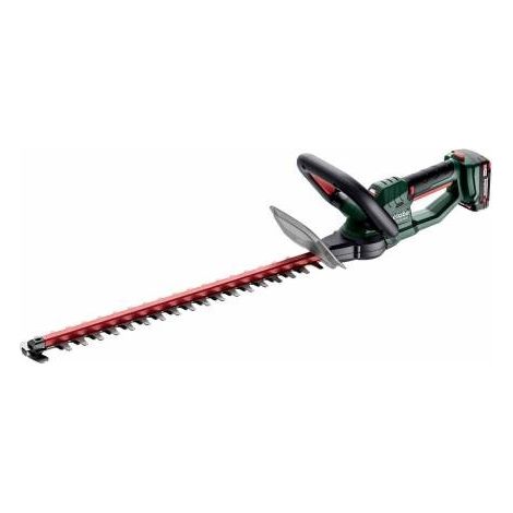 Metabo HS 18 LTX 55 sans fil Taille-haie avec 2ème batterie, avec chargeur 18 V Li-Ion (1/10)