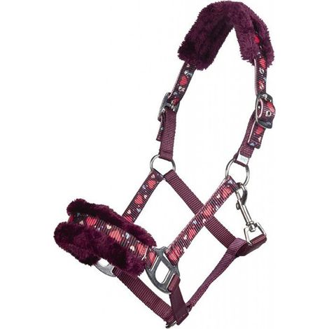Shetty, Rouge vin 3100: Tétine en nylon Coeur extra doux réglable avec rembourrage (1/3)