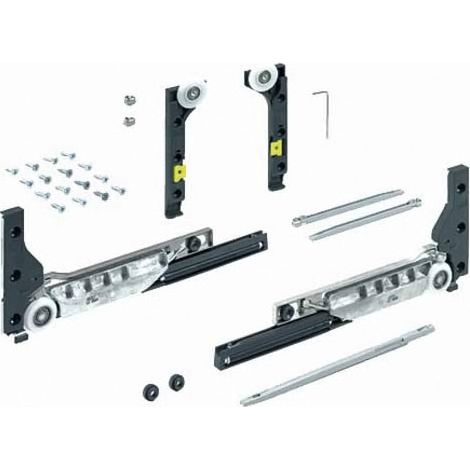 Ferrure slideline m avec amortisseur - Charge : 30 kg - HETTICH (1/2)