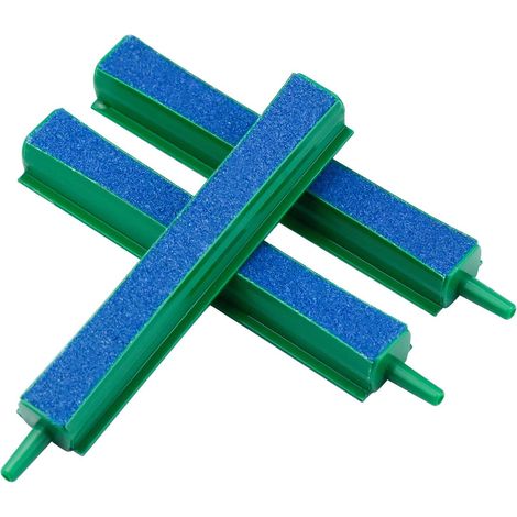 Lot de 3 Diffuseur Air, Diffuseurs d'eau pour Aquarium, Barres à Bulles d'air Diffuseurs Oxygène pour Aquarium Poissons, Plus de Bulles d'air Vert et Bleu (1/5)