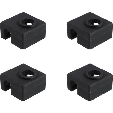 Silikon-Schutzhülle für 3D-Drucker-Heizblock, kompatibel mit MK8 Hotend-Extruder-Silikonisolatoren