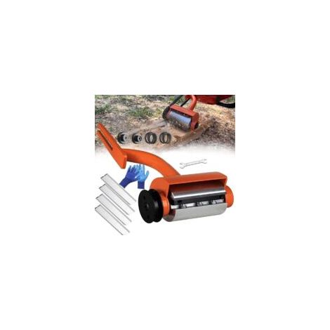 Pelador de madera, herramienta para pelar troncos con 6 cuchillas extendidas para carpinteros, accesorio para motosierra, herramienta para pelar madera, accesorios para motosierra - Crezuo