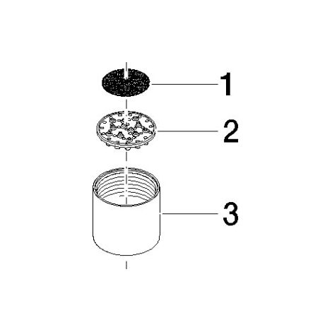 Dornbracht 90120801900-00 Douchette pour pulvérisateurs de vaisselle Pièces de rechange (1/3)