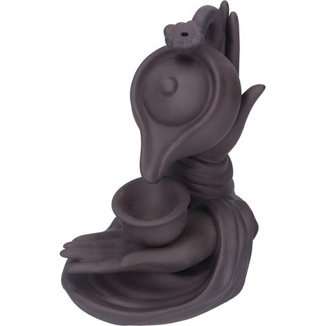 Buddha-Hand-Räuchergefäß mit Rückflussfunktion, Feng-Shui-Dekoration, Wohnaccessoire (1/5)