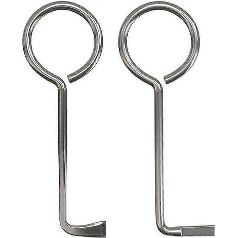 Set di 2 chiavi universali professionali per fabbri, adatte all'apertura della maggior parte delle porte. (1/4)