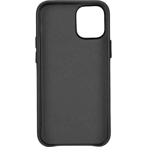 Ultradünne und stoßfeste 5,4-Zoll-Handyhülle für iPhone 12 Mini mit weichem, kratzfestem Mikrofaserfutter – Schwarz (1/5)