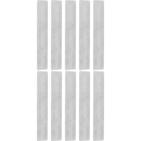 Clapet Compresseur Air Plaque de Soupape Rectangulaire 10 PièCes, Plaque de Soupape en Fonte Taille Standard pour Compresseur D'Air, Valves de Remplacement pour Cylindre de 51 mm pour 0,75-1,5KW (1/5)