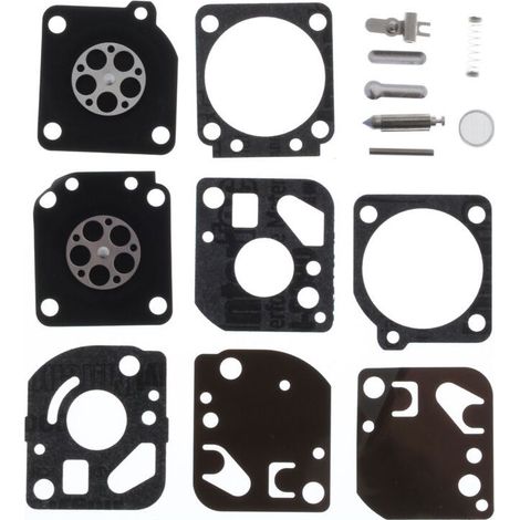 Kit carburateur adaptable Zama RB-29 Comprend joints, membranes, filtre et pointeau Compatible avec HOMELITE, JOHN DEERE, RYOBI (1/3)