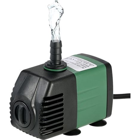 Pompe à eau submersible 1500L/H 25W pour fontaines de table d'aquarium, jardins d'eau d'étang et systèmes hydroponiques avec 2 buses AC220-240V (1/5)