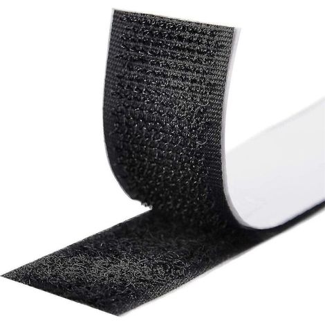 Ruban auto-adhésif Velcro de 10 mètres, adhésif ultra-résistant, ruban double face, largeur Velcro 20 mm