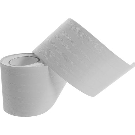Plinthes autocollantes souples en PVC blanc pour murs et sols Grande (1/5)