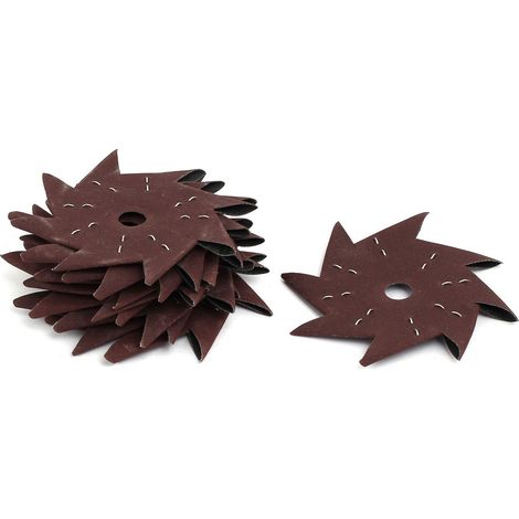 4-Zoll-320-Nadelrad-geformtes achteckiges Schleifpapier-Polierwerkzeug 10pcs (0abb892d028d7c52fa774f (1/3)