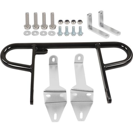 Pare-chocs arrière large pour VTT, revêtement en poudre noir brillant, robuste et confortable, compatible avec YFZ 450 (1/5)