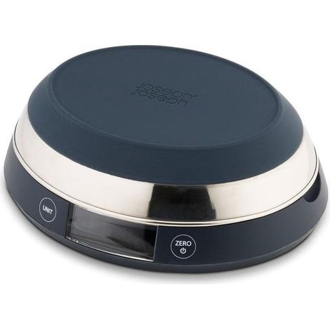 Bilancia digitale 2 in 1 JosephJoseph  Switch con coperchio reversibile, capacità di fino a 5 kg, controllo a sfioramento e display LCD retroilluminato, ideale per liquidi e alimenti secchi. (1/4)