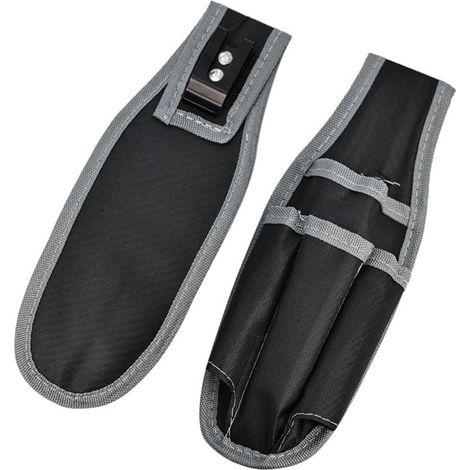 Sac de ceinture à outils avec clip de ceinture, testeur de tension, boucles de tournevis, mini organiseur léger pour ceintures utilitaires, électricien, charpentier, plombier, entrepreneur