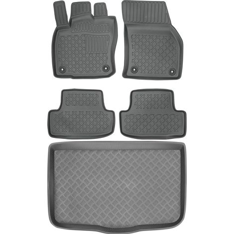 Juego de alfombrillas para coche y maletero para Audi Q2 Crossover (modelo 2016). (1/5)
