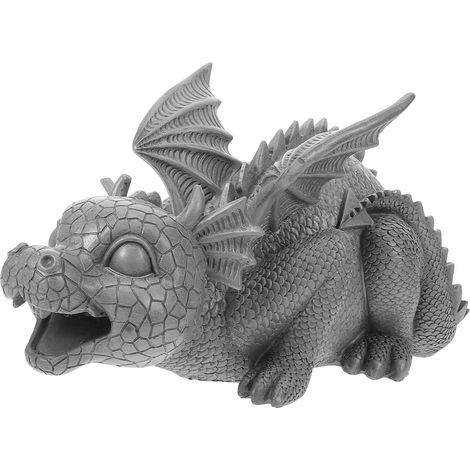 Figurine De Dragon Résine Décoration Créative pour Bureau Salon Et Jardin Ornement Adorable Et Pratique pour Offrir Décor De Table Élégant Et (1/5)