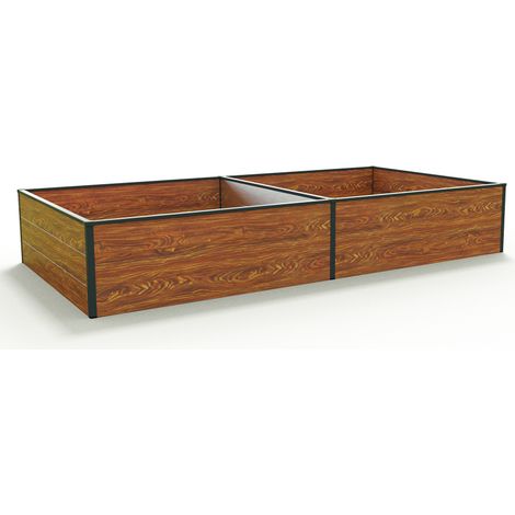 235 x 119 x 39 cm Hochbeet HALFSIZE, Holzoptik