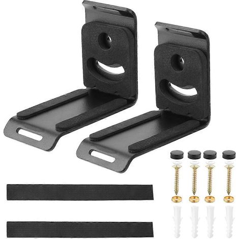 Soundbar Mur Supporte de Montage pour JBL Bose Samsung Vizio Sony Métal Shelf avec Hook et Loop Straps 30lb Capacity (1/5)