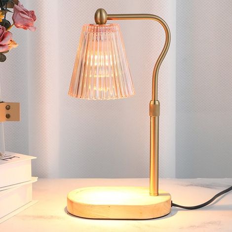 Lampe chauffe-bougie - Lampe de table - Diffuseur de parfum - Lampe chauffe-bougie avec variateur - Lampe chauffe-bougie électrique - Chauffe-bougie vintage pour la maison, la chambre, les bâtiments c (1/5)