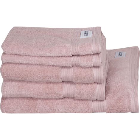 SCHÖNER WOHNEN Handtuch CUDDLY - 5er Set 50x100 cm, Orchidee