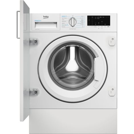 Beko b300 WIT8A4BW, Lavatrice da incasso Capacità 8kg, classe A, colore White, Motore Inverter BPM (1/5)