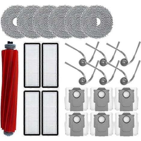 23pcs pour Roborock Qrevo L / QR 798 / QV 35A / QR 598 Robot Aspirateur Accessoires (1/5)