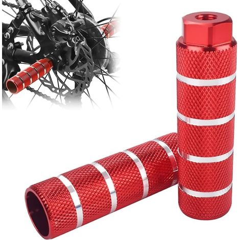 Pédales de vélo aluminium 8mm antidérapantes, paire de cale-pieds BMX universels, accessoires sport pour VTT, vélo de route, BMX, MTB (1/3)