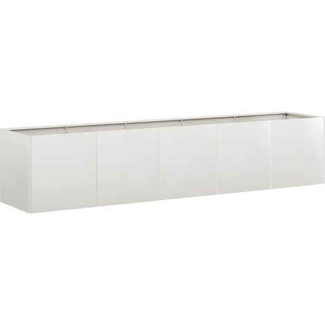 Maison Exclusive - Pflanzkübel 200x40x40 cm Edelstahl