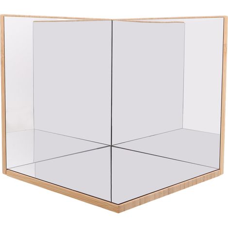 Miroir pour tout-petits - Matériaux d'exploration pour enfants, miroir d'angle pour la vie pratique - Observation sensorielle, verre - Préscolaire (1/5)