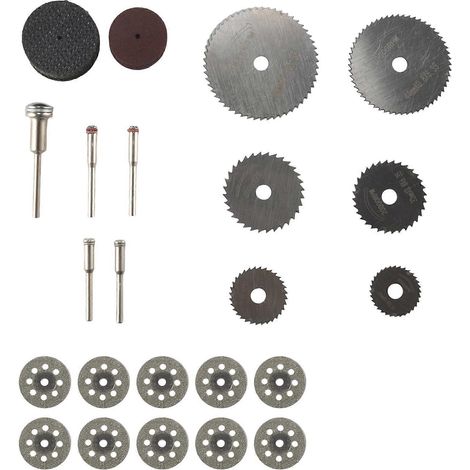 Ensemble de 61 mini lames de scie circulaire, disques de coupe en résine -- (1/5)