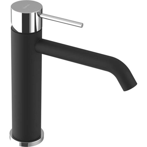 Sapho Ultramix - Waschtischarmatur, mattschwarz/chrom UT004BC (1/2)
