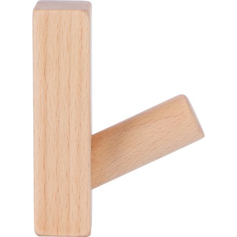 Wandhaken aus Holz für die Tür, Wandgarderobe für Kleidung und Hüte, Dekoration für Schlafzimmer und Badezimmer (1/5)