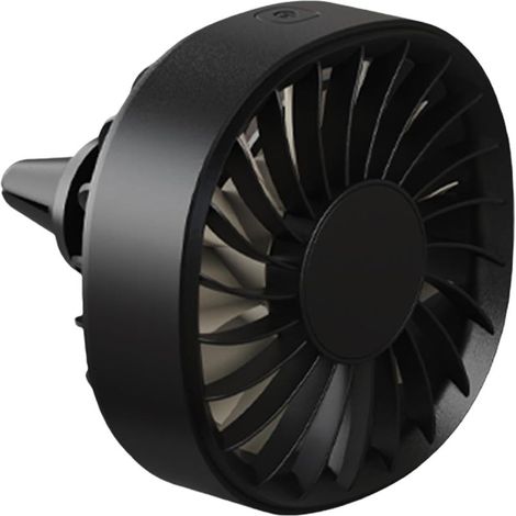 Ventilateur de voiture USB rotatif à 360° avec lumières LED (1/5)