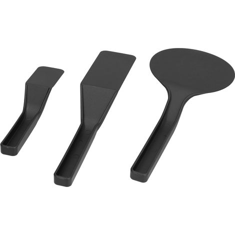 Lot de 3 spatules pour crêpes, cookies et pâtisserie, en inox, coloris assortis (1/5)