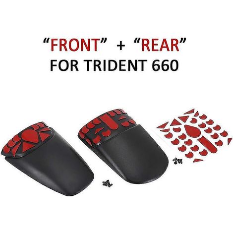 NEU 2022 2022 Für Trident 660 Trident660 Hinterradkotflügelverlängerung Motorrad Spritzschutz Reifenabdeckung --Hinter- und Vorderrad (1/5)