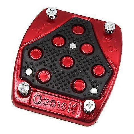 Universeller Motorrad-Bremspedalbezug mit Antirutsch-Funktion, rutschfeste Motorrad-Fußraste, mehrfarbiges Bremspedal aus Aluminiumlegierung – Rot