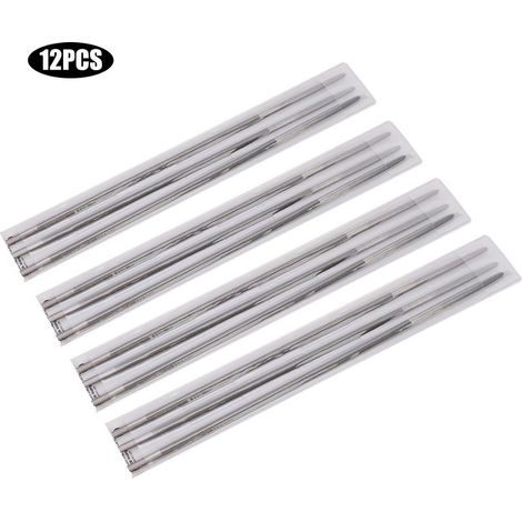 Lime Ronde - Affûtage Chaîne Tronçonneuse - Diamètre 4 mm - Pour Entretien Bois - Lot de 12 (1/5)