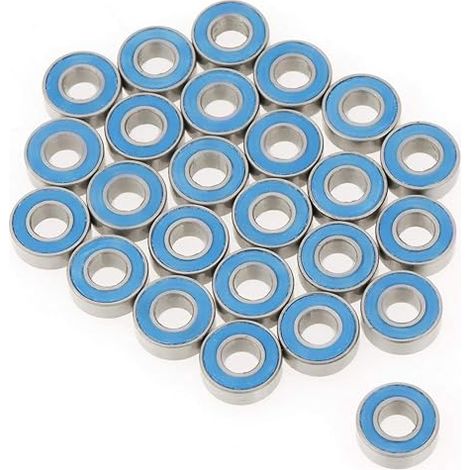 MR115-2RS 5x11x4mm Roulement à Billes Miniatures à Gorge Profonde, Roulements Caoutchouc, Moteurs Électriques Industrie des Pompes Skateboards Dirigeables (1/2)