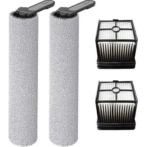 4 pièces pièce kit pour REDKEY W15 aspirateur eau/poussière, 2 brosse rouleau 2 filtre (1/5)
