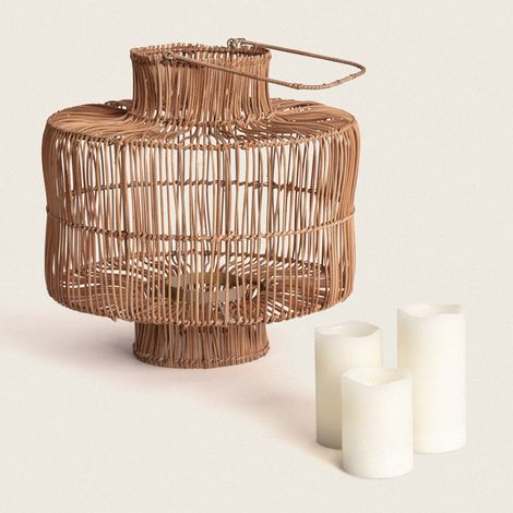Tischlampe Rattan Masái Naturfarbig (1/5)