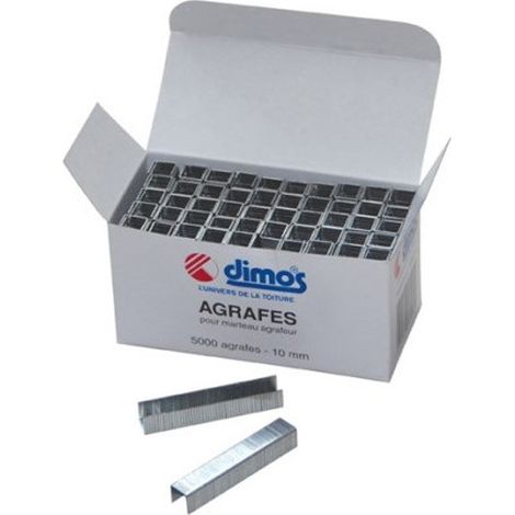 Grapas DIMOS 10 mm Caja de 5000