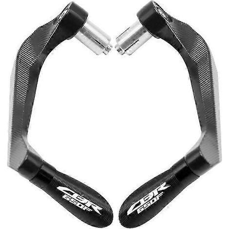 Poignées de guidon CNC pour moto CBR650F (2014-2023), protection d'extrémité de levier de frein et d'embrayage (noir) (1/5)