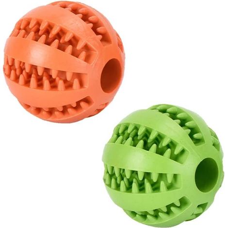 Lot de 2 jouets à mâcher pour chiots contre l'ennui, brosse à dents pour chien (1/3)