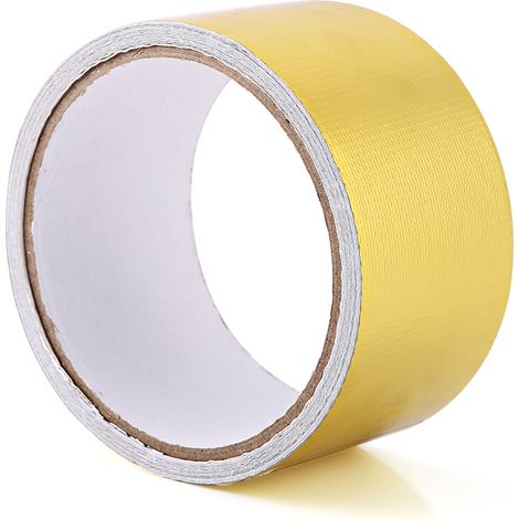 Ruban isolant thermique en aluminium pour tuyau d'échappement de voiture, 50 mm x 5 m, doré, rouleau de 5 m. (1/5)