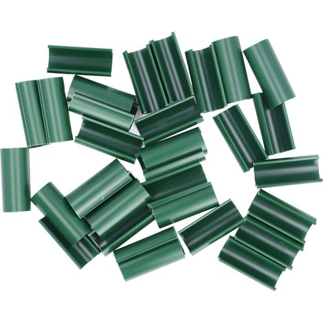 Pinces d'été pour tuyaux en PVC, 32 pièces, couvertures de rangée de serres, couverture de piscine, abris (1/5)