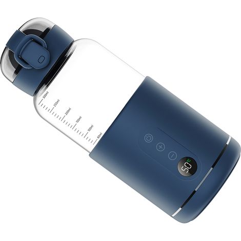 Chauffe-eau portable 300 ml avec affichage de la température, idéal pour les biberons et les voyages en extérieur. (1/3)