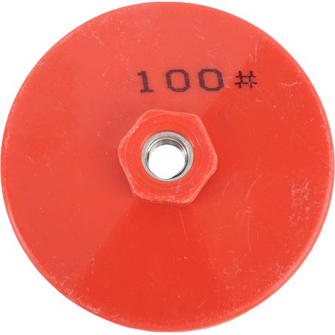 Oreilet 5 Pièces Disques de Meulage Intégrés, Ensemble de Disques Meuleuse D'angle en Plastique en Nylon Abrasif émeri 100 Grains Efficaces pour le Bois de Tuile de Pierre en Métal